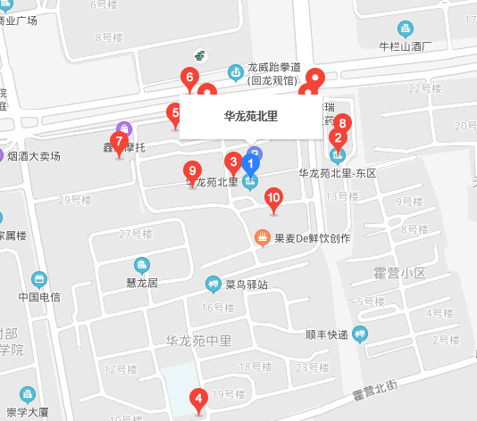 華龍?jiān)繁崩?></p><p>昌平 霍營(yíng) 回龍觀東大街地鐵站東行500米路南</p>
</ul></div>
<div id=